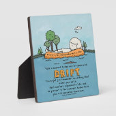 心を漂わせる フォトプラーク (正面)