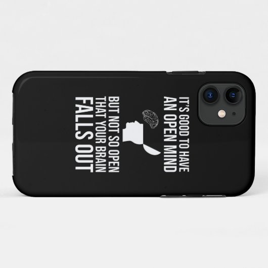 心を疑う心を開くのは良おもしろいい Case-Mate iPhoneケース (裏面(横))