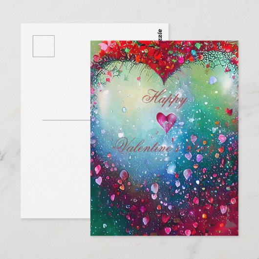 心を砕くバレンタイン ポストカード (正面/裏面)