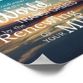 心を精神的に新しくする ポスター (角)