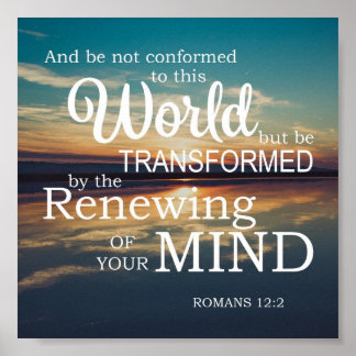 心を精神的に新しくする ポスター