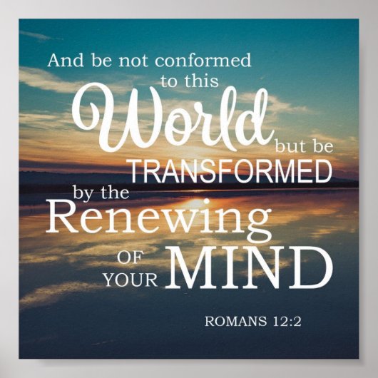 心を精神的に新しくする ポスター (正面)