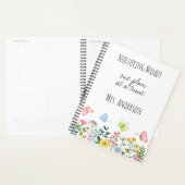 心を育て、一度に1つの計画先生 プランナー手帳 (ディスプレー)