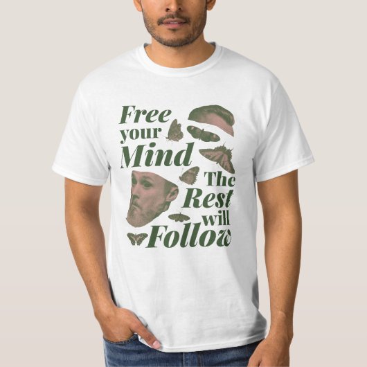 心を自由にする Tシャツ (正面)