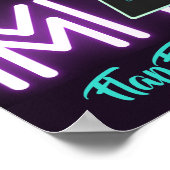 心を自由に動かすフラミンゴのインスピスポポスター ポスター (角)