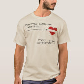 心を裂け、この服ではない Tシャツ (正面)