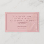 心を込めた平和癒し仏 名刺 (裏面)