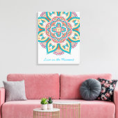 心を込めた芸術の瞬間に生きる キャンバスプリント (インサイチュ (リビング))