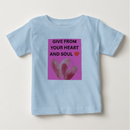 心を込めて与える❤️ ベビーTシャツ