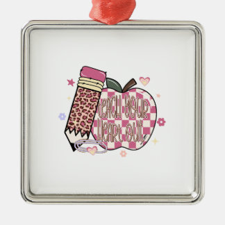 心を込めて教える先生 メタルオーナメント