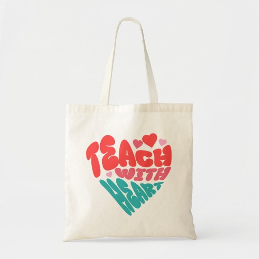 心を込めて教える トートバッグ (正面)