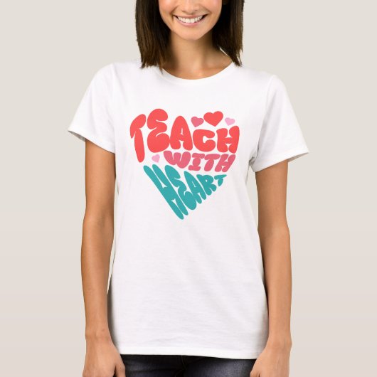 心を込めて教える Tシャツ (正面)