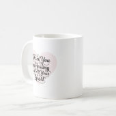 心を込めて治してくださった医師に感謝を込めて コーヒーマグカップ (正面左)