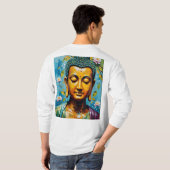心を込める力:内なる平和を実現 Tシャツ (裏面フル)