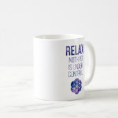 心を込めリラックスた仏像引用文 コーヒーマグカップ (正面右)