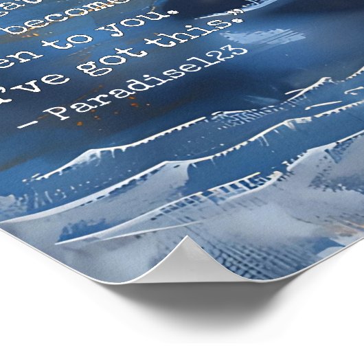 心を鍛える ポスター (角)