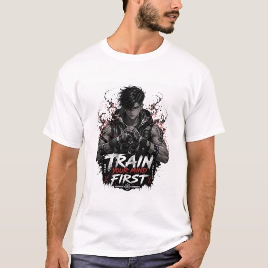 心を鍛えろ アニメジムTシャツ | ダークマン Tシャツ (正面)