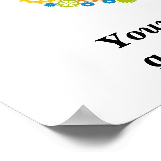 心を開いている ポスター (角)