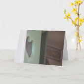 「心を開いて入ってください」回復おめでとうカード カード (黄色い花)