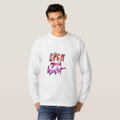 心を開いて Tシャツ (正面フル)