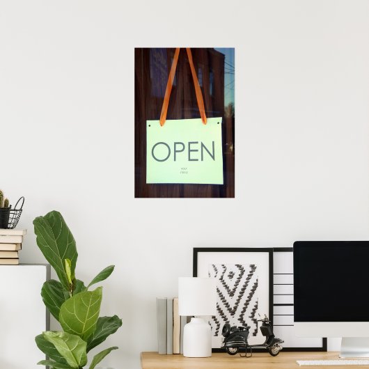 心を開く写真 ポスター (ホームオフィス)