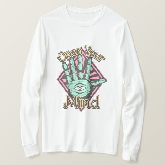 心を開く Tシャツ (デザイン正面)