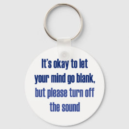 心を離して大丈夫空白の キーホルダー