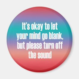 心を離して大丈夫空白の マグネット