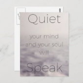 心を静めて心を静話め ポストカード (正面/裏面)