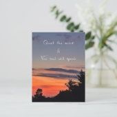 心を静める ポストカード (スタンド正面)