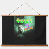 心を静める 吊り下げ型タペストリー (正面)