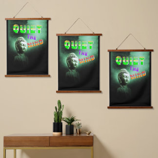 心を静める 吊り下げ型タペストリー