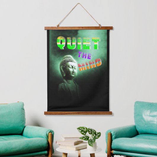 心を静める 吊り下げ型タペストリー (リビング)