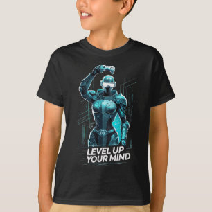 心を高めるAIゲーマー Tシャツ