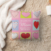 心エレガントのこもった母の日デザイン枕 クッション (ブランケット)