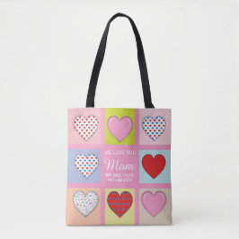 心エレガントのこもった母の日デザイン トートバッグ