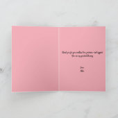 心エレガントのこもった花が咲く母の日の花 サンキューカード (内部)