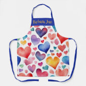 心カスタマイズ底のシェフのエプロン エプロン (正面)