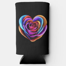 心カラフル形バラ – バレンタインデー スリム缶クーラー