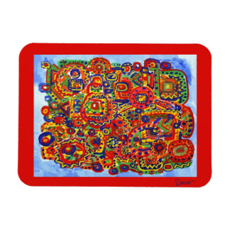 心カラフル マグネット