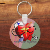 心ナースアートギフト キーホルダー (正面)