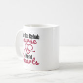 心リハブナース看護Iメンドハート コーヒーマグカップ (正面左)