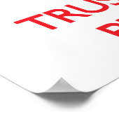 心保を落ち着け校長を信頼せよ ポスター (角)