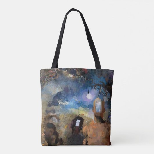 心保を開く トートバッグ (裏面)