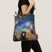 心保を開く トートバッグ (クローズアップ)