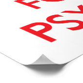 心保理に集中 ポスター (角)