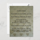 心前向き州 ポストカード (正面/裏面)