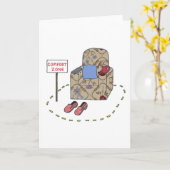 心地よいおもしろいゾーン父の日 カード (黄色い花)