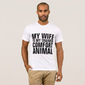 心地よいおもしろい用動物Tシャツ Tシャツ (正面フル)