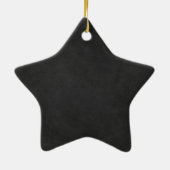 心地よいおよび喜びのクリスマスのオーナメントの知らせ セラミックオーナメント (裏面)